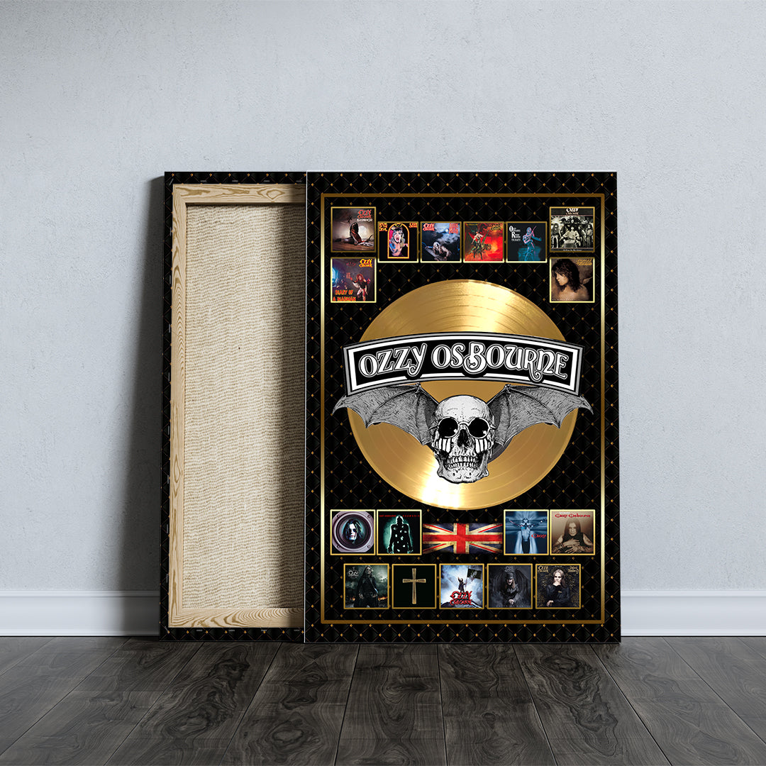 Ozzy Osbourne Rectangle Canvas With Inner Frame – HOATT12931