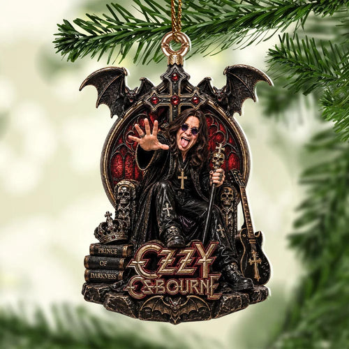 Ozzy Osbourne Custom Shape 2-side Printed Acrylic Ornament – HOATT20831