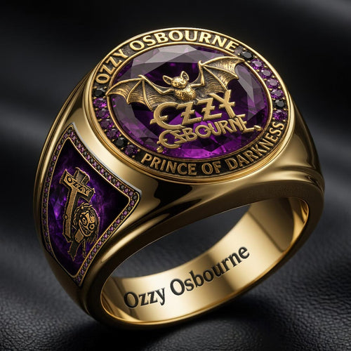 Ozzy Osbourne 3D Engraved Ring – HOATT18357