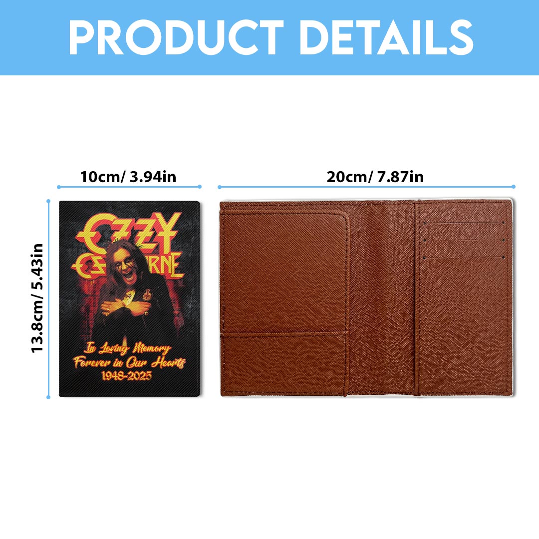Ozzy Osbourne Leather Passport Cover – HOATT18159