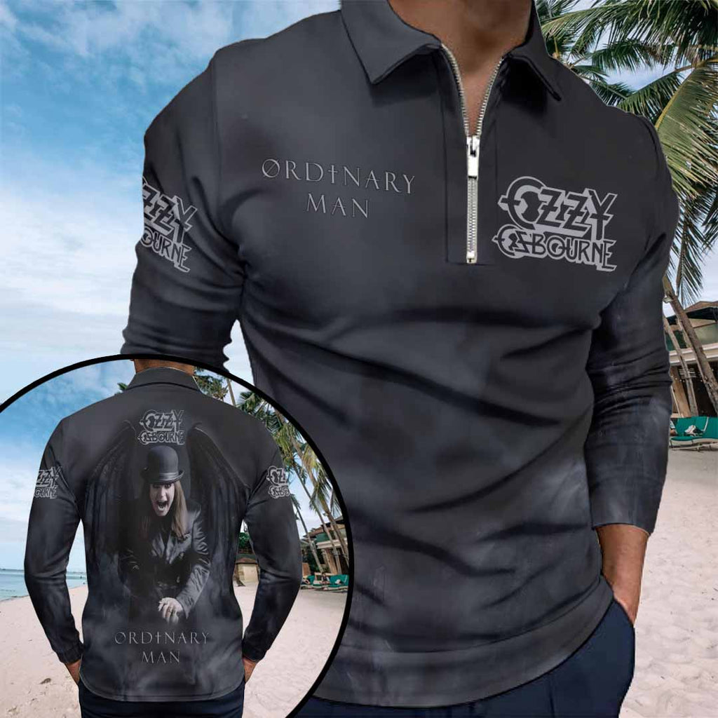 Ozzy Osbourne Zip Polo Shirt – HOATT20086