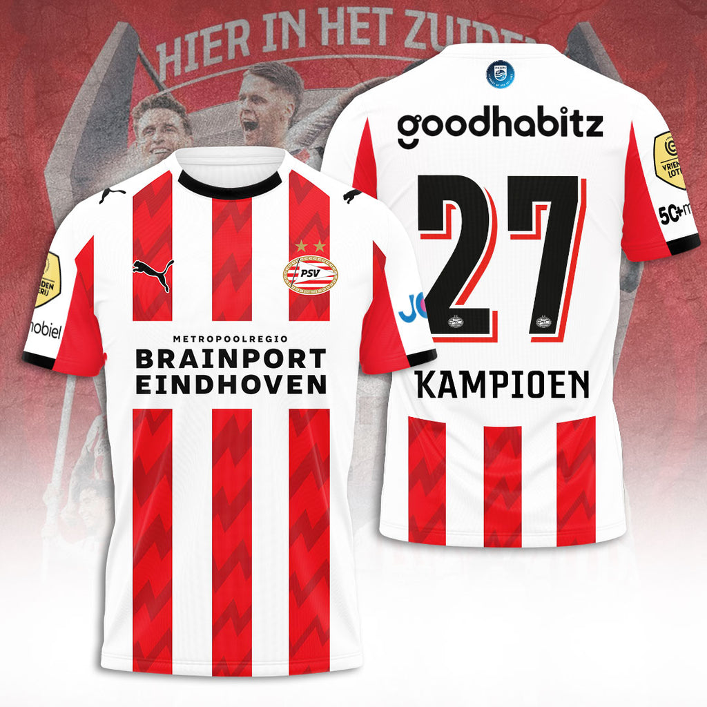 PSV Eindhoven Champions 2026 3D Apparel – TANTN22167
