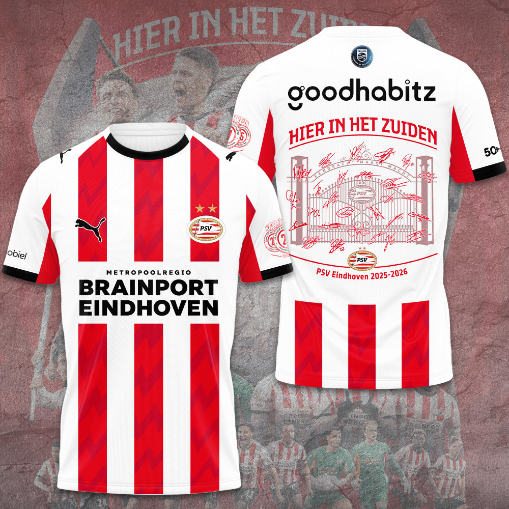 PSV Eindhoven Champions 2026 3D Apparel – GNE5806