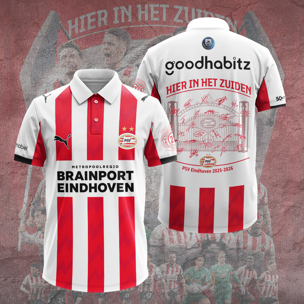 PSV Eindhoven Champions 2026 3D Apparel – GNE5806