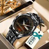 PTSD Awareness Veterans Alloy Luxury Quartz Watch – TANTN15628
