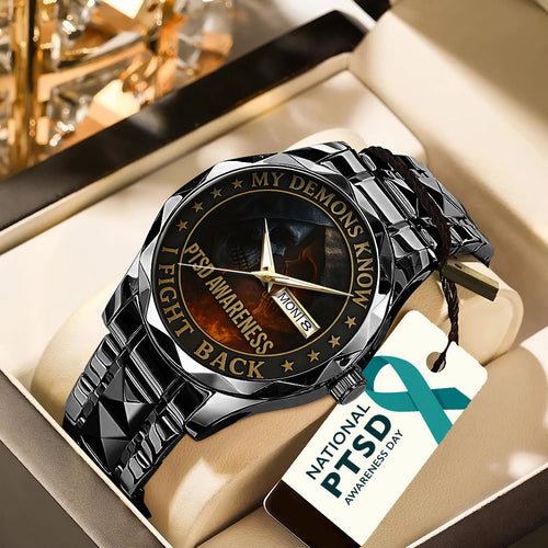 PTSD Awareness Veterans Alloy Luxury Quartz Watch – TANTN15628