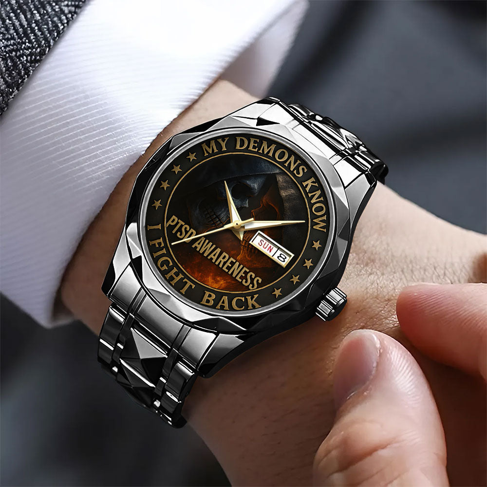 PTSD Awareness Veterans Alloy Luxury Quartz Watch – TANTN15628