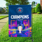 Paris Saint-Germain Champions of Europe 25/26 Double-side Garden Flag – TMTHU6566