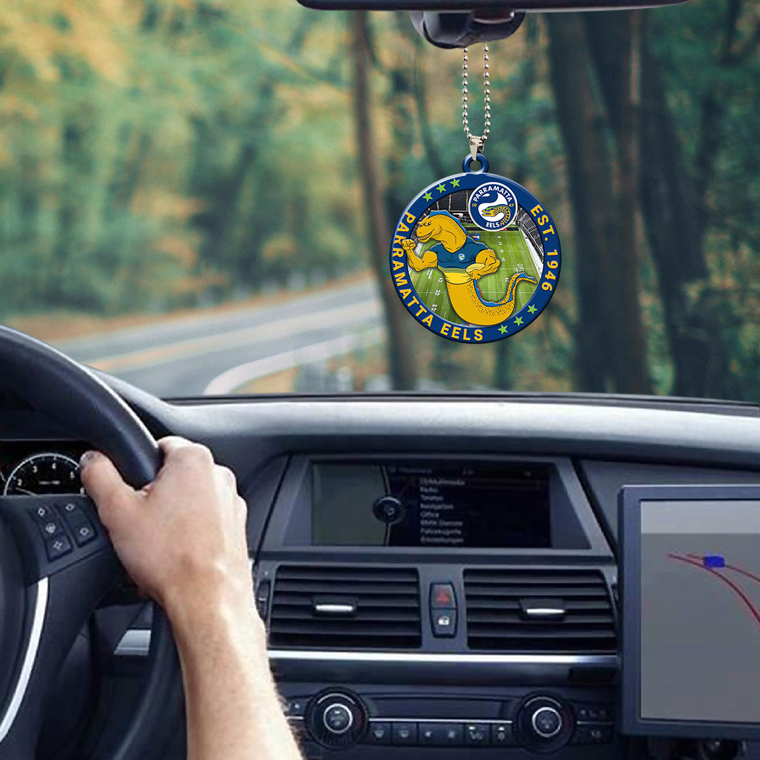 Parramatta Eels Custom Shape 2-sided Acrylic Car Ornament – HOATT13377