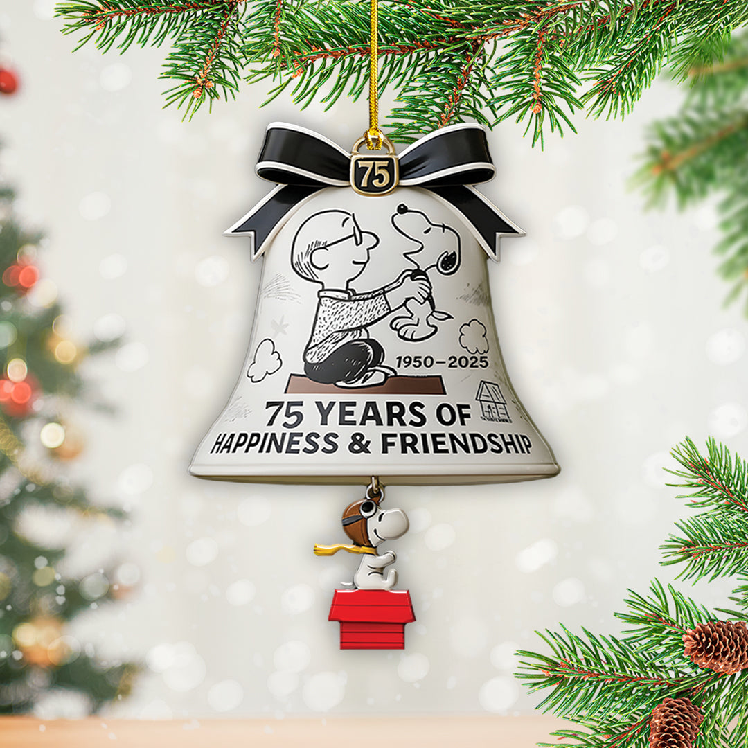 Peanuts 75 Years Custom Shape 2-sided Acrylic Ornament – MAITM13961