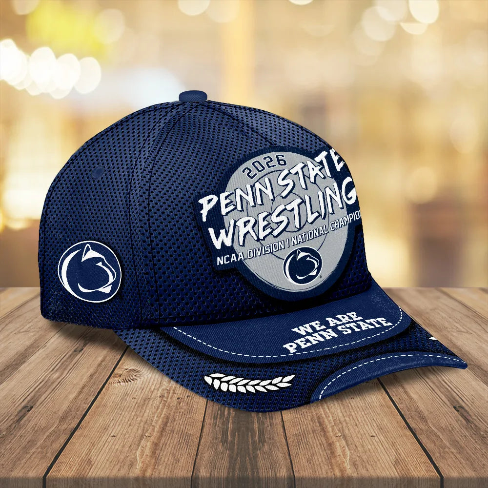 Penn State Nittany Lions Wrestling 2026 National Champions Classic Cap – MAITM15235