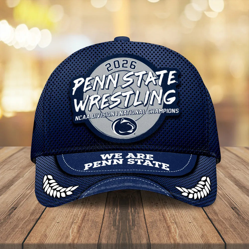 Penn State Nittany Lions Wrestling 2026 National Champions Classic Cap – MAITM15235