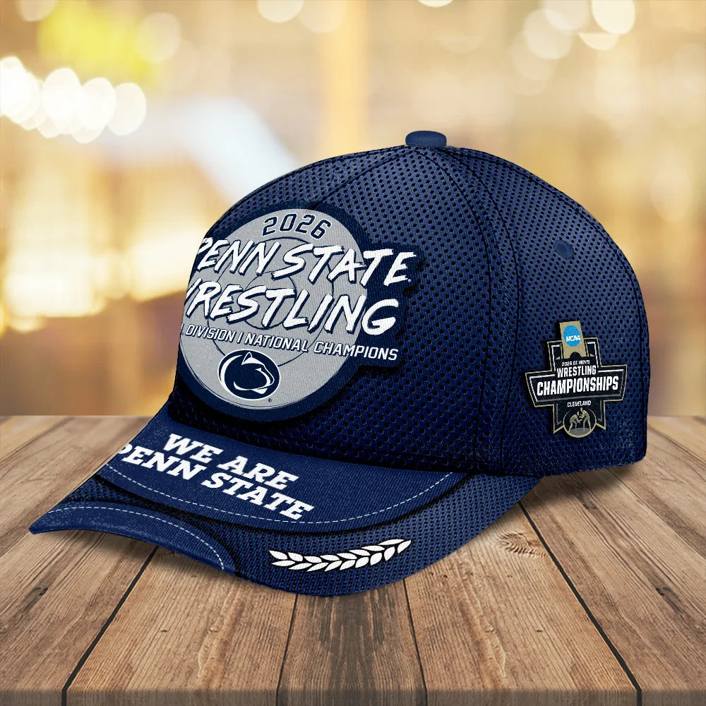 Penn State Nittany Lions Wrestling 2026 National Champions Classic Cap – MAITM15235