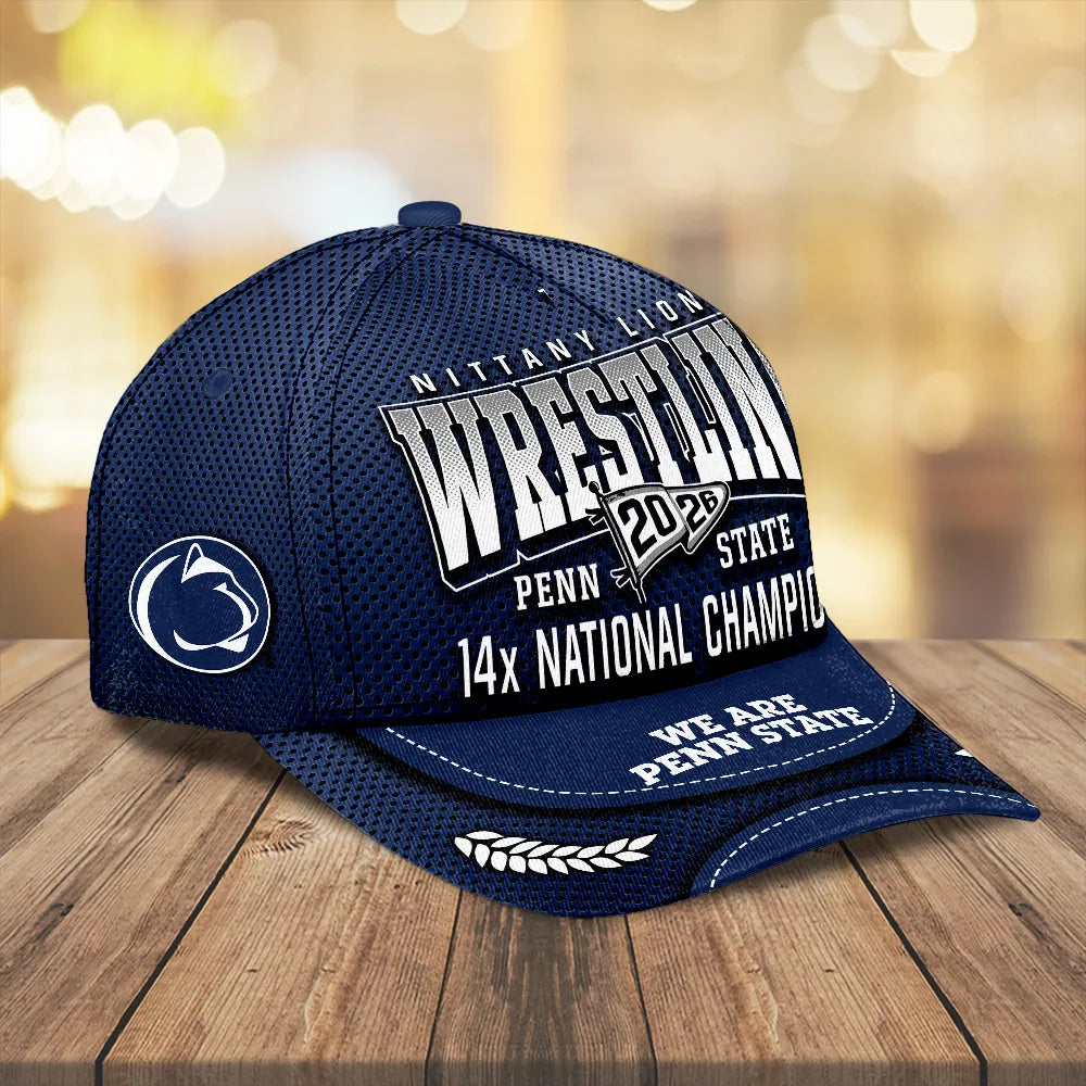 Penn State Nittany Lions Wrestling 2026 National Champions Classic Cap – MAITM15240