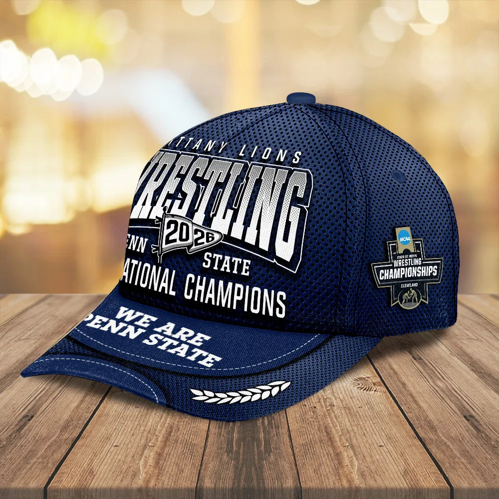Penn State Nittany Lions Wrestling 2026 National Champions Classic Cap – MAITM15240