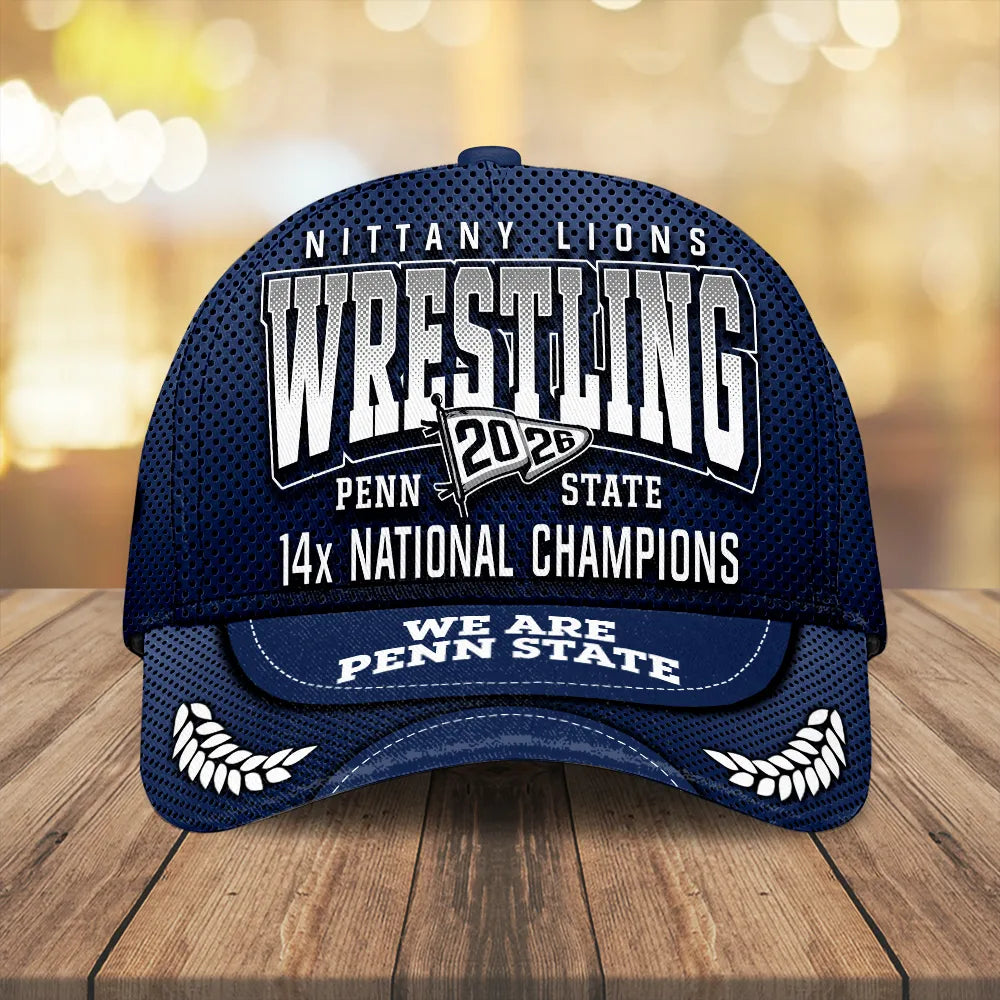 Penn State Nittany Lions Wrestling 2026 National Champions Classic Cap – MAITM15240