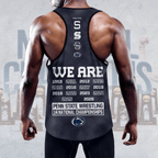 Penn State Nittany Lions Wrestling 2026 National Champions Y-Back Muscle Tank Top – MAITM15265
