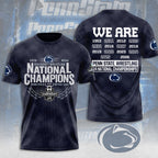 Penn State Nittany Lions Wrestling 2026 National Champions 3D Apparel – MAITM15216