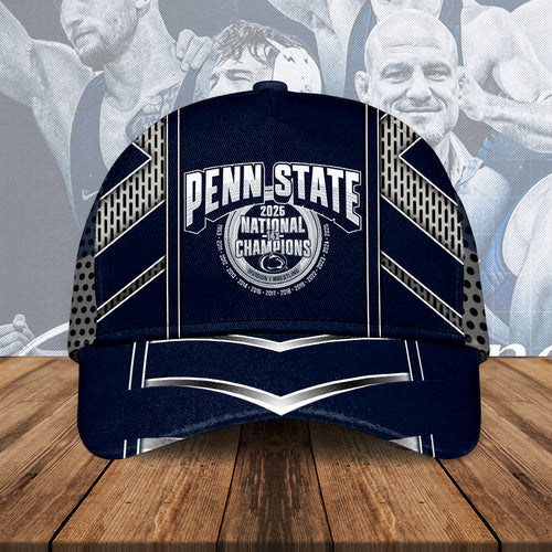 Penn State Nittany Lions Wrestling 2026 National Champions Classic Cap – HOATT17088