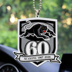 Penrith Panthers 60th Anniversary Custom shape 2-sided Acrylic Car Ornament – TANTN18609