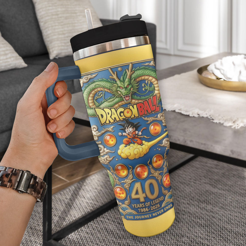 Personalized Dragon Ball 40th Anniversary 40oz Tumbler – TMTHU3722
