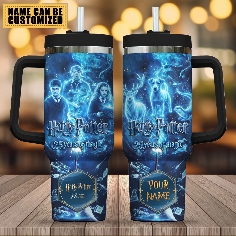 Personalized Harry Potter 25th Anniversary 40oz Tumbler – TMTHU8541