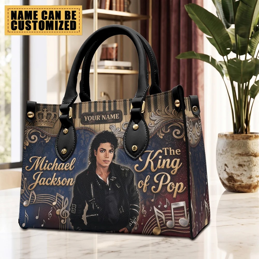 Personalized Michael Jackson Leather HandBag – TMTHU9908