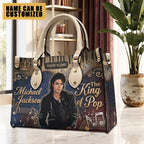 Personalized Michael Jackson Leather HandBag – TMTHU9908