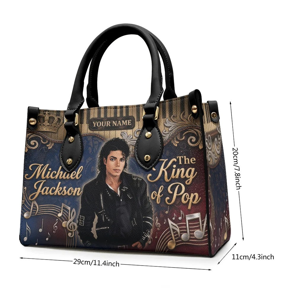 Personalized Michael Jackson Leather HandBag – TMTHU9908