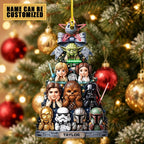 Personalized Star Wars Custom Shape 2-side Printed Acrylic Ornament – TMTHU10038