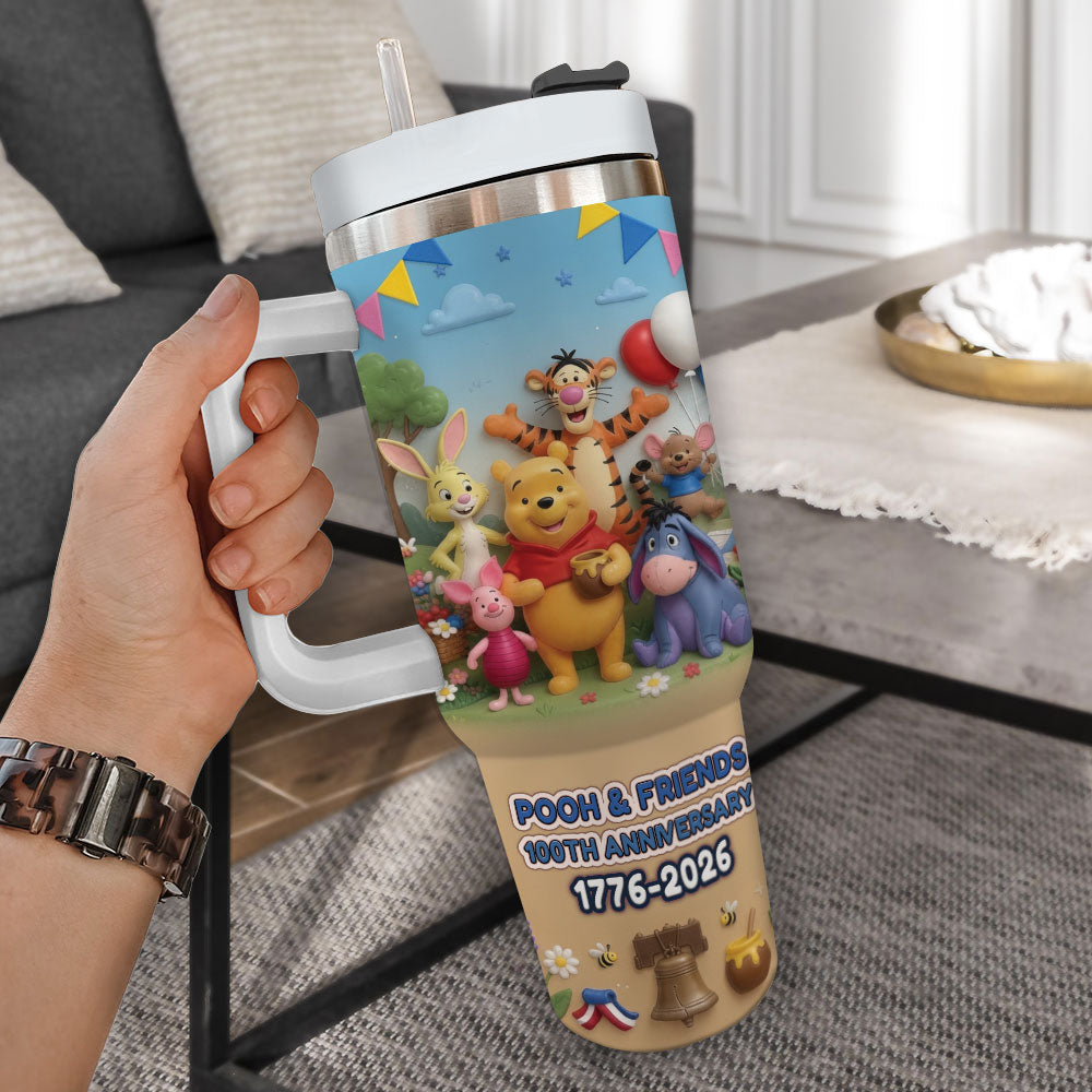 Personalized Winnie-the-Pooh 100th Anniversary 40oz Tumbler – TMTHU7399