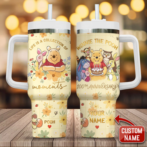 Personalized Winnie-the-Pooh 100th Anniversary 40oz Tumbler – TMTHU6746