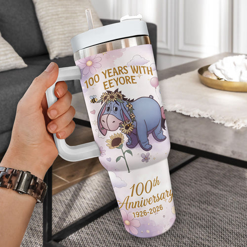 Personalized Winnie-the-Pooh x Eeyore 100th Anniversary 40oz Tumbler – TMTHU6045