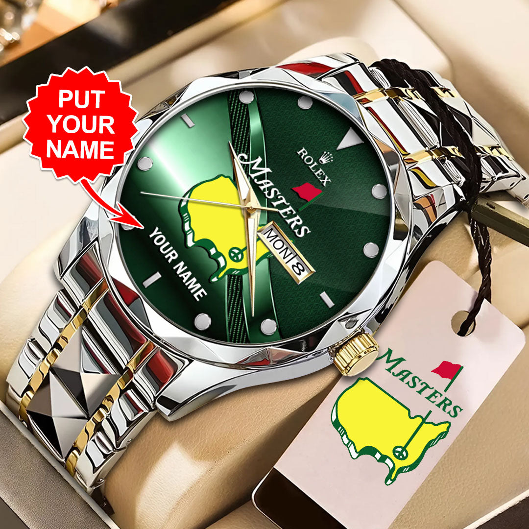 Personalized Masters Tournament x Rolex Alloy Luxury Quartz Watch – MAITM15210