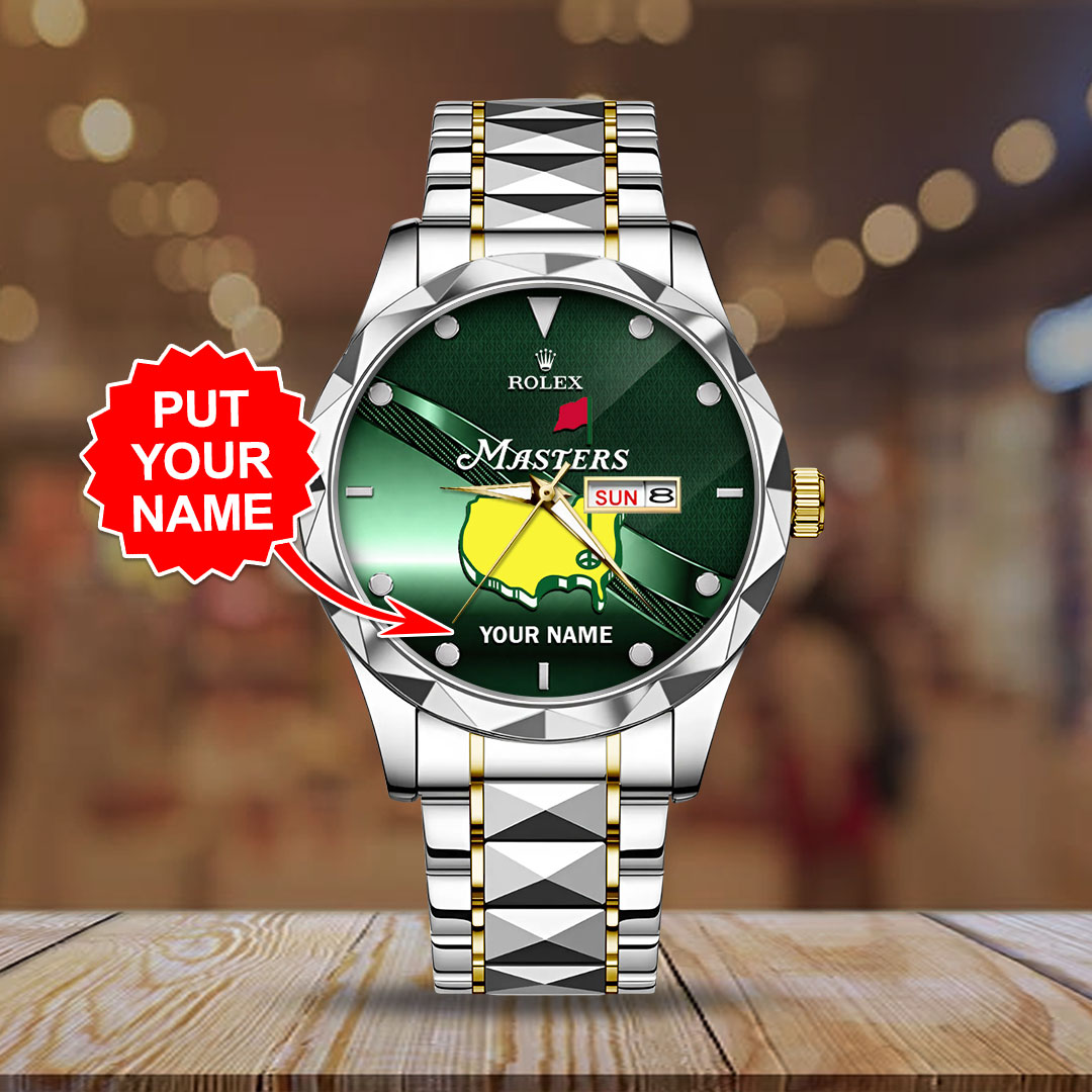 Personalized Masters Tournament x Rolex Alloy Luxury Quartz Watch – MAITM15210