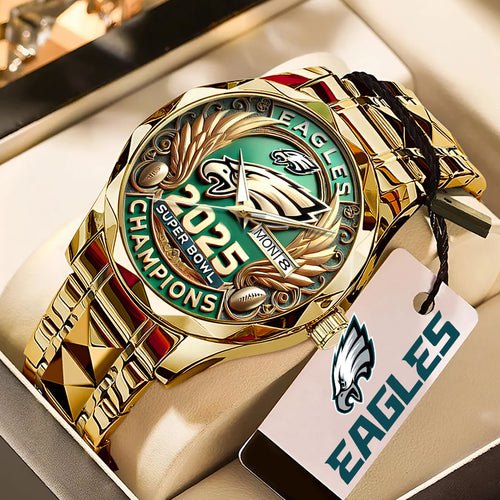 Philadelphia Eagles Alloy Luxury Quartz Watch – TANTN 14829