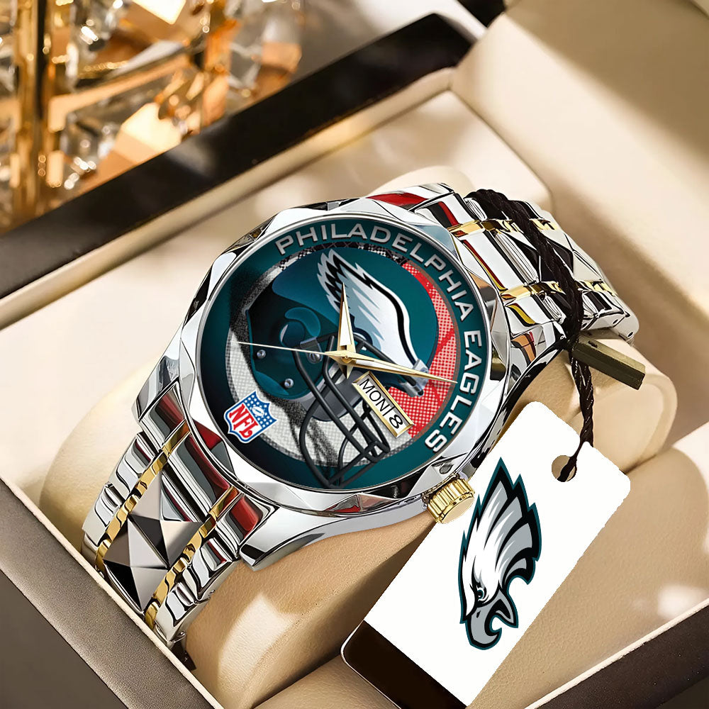Philadelphia Eagles Alloy Luxury Quartz Watch – TANTN16338