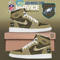 Philadelphia Eagles Salute To Service Air Jordan 1 Shoes