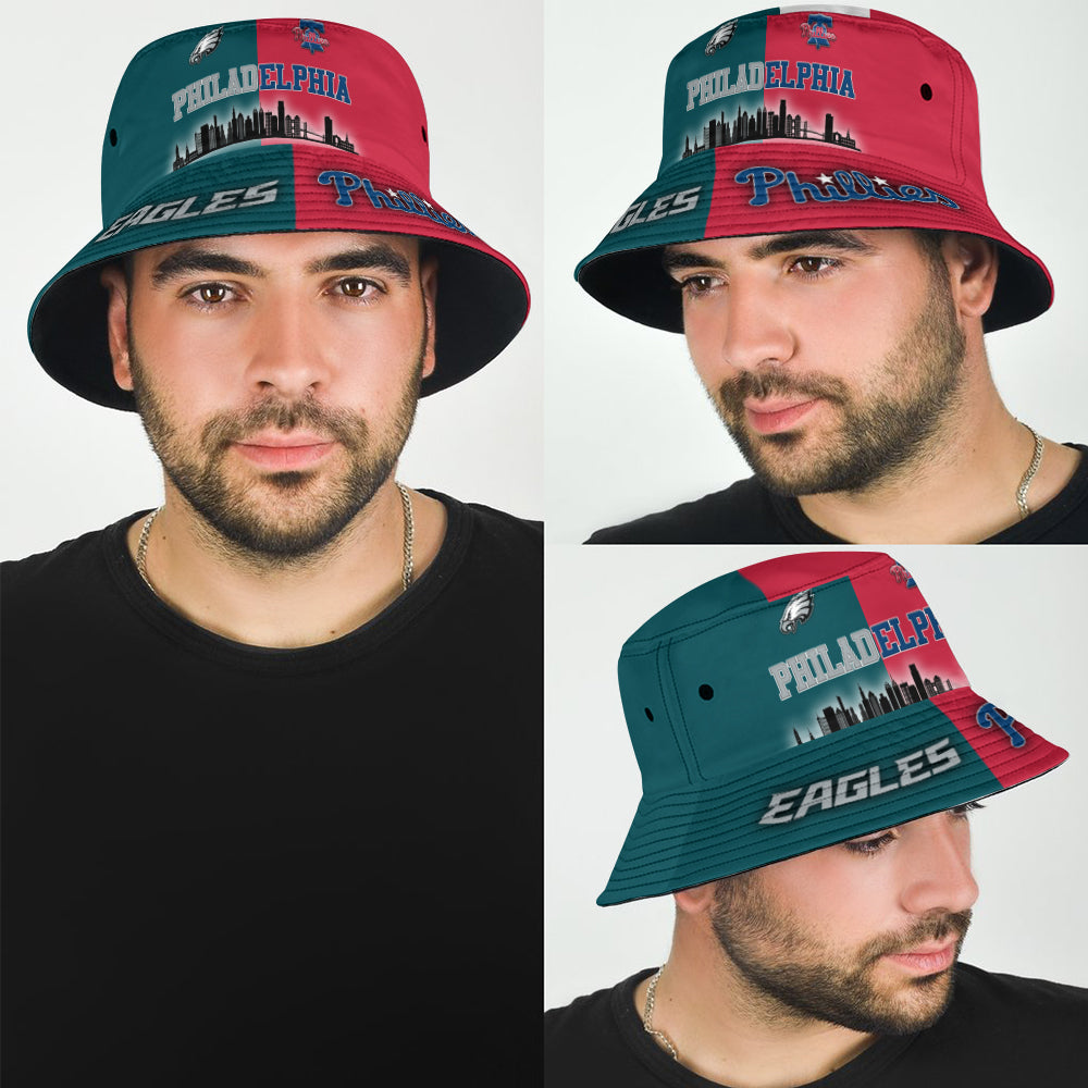 Philadelphia Eagles x Philadelphia Phillies Bucket Hat – TMTHU1075