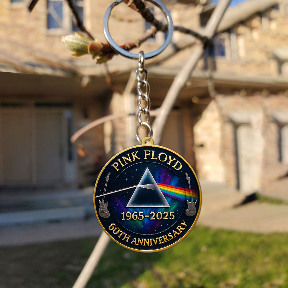 Pink Floyd Custom Shape 2-Side Printed Keychain – MAITM12561
