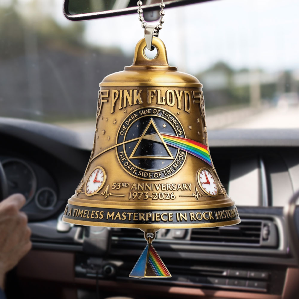 Pink Floyd 53rd Anniversary 2026 Custom shape 2-sided Acrylic Car Ornament – TMTHU4271