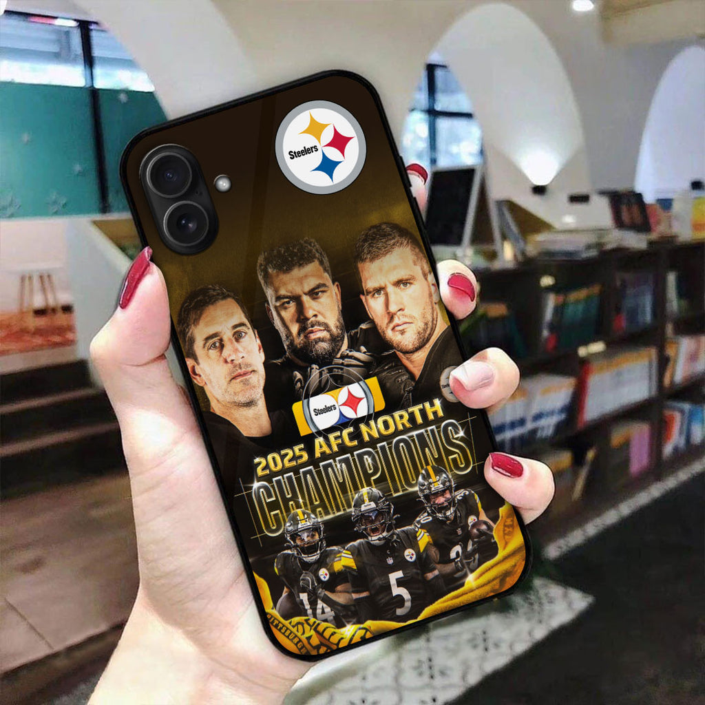 Pittsburgh Steelers 2025 AFC North Champions Phone Case – MAITM14338