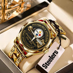 Pittsburgh Steelers 92nd Anniversary Alloy Luxury Quartz Watch – MAITM12901
