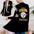 Pittsburgh Steelers Women's Patch Pocket Cardigan – MAITM8571