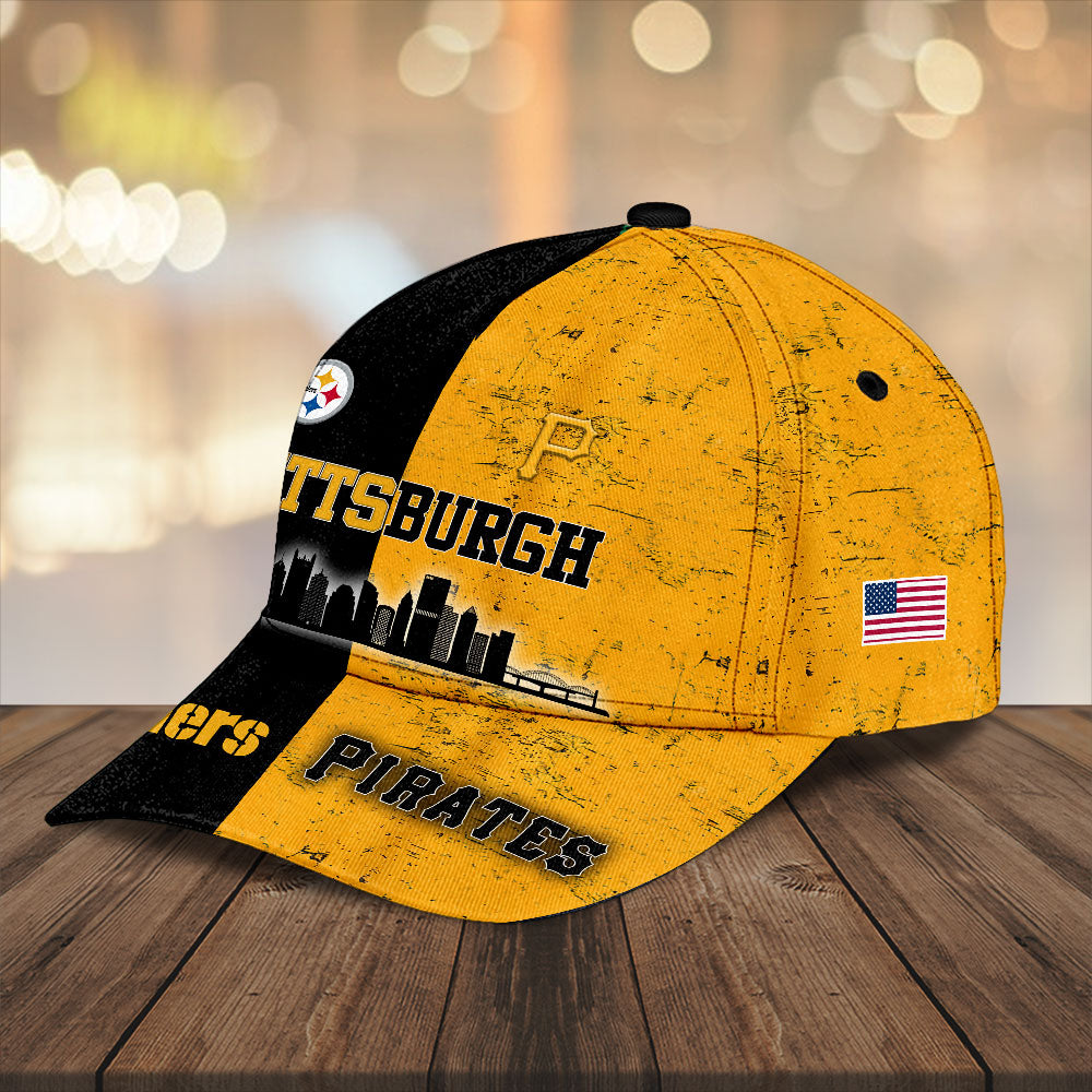 Pittsburgh Steelers x Pittsburgh Pirates Classic Cap – TMTHU1134