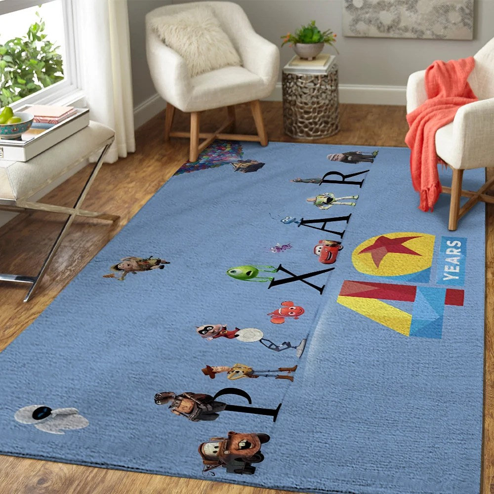 Pixar Animation Studios 40th Anniversary Rectangular Rug – TANTN25073