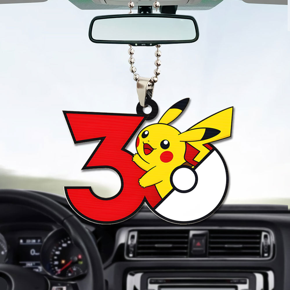 Pokemon 30th Anniversary Custom shape 1-sided Acrylic Car Ornament – GNE4831