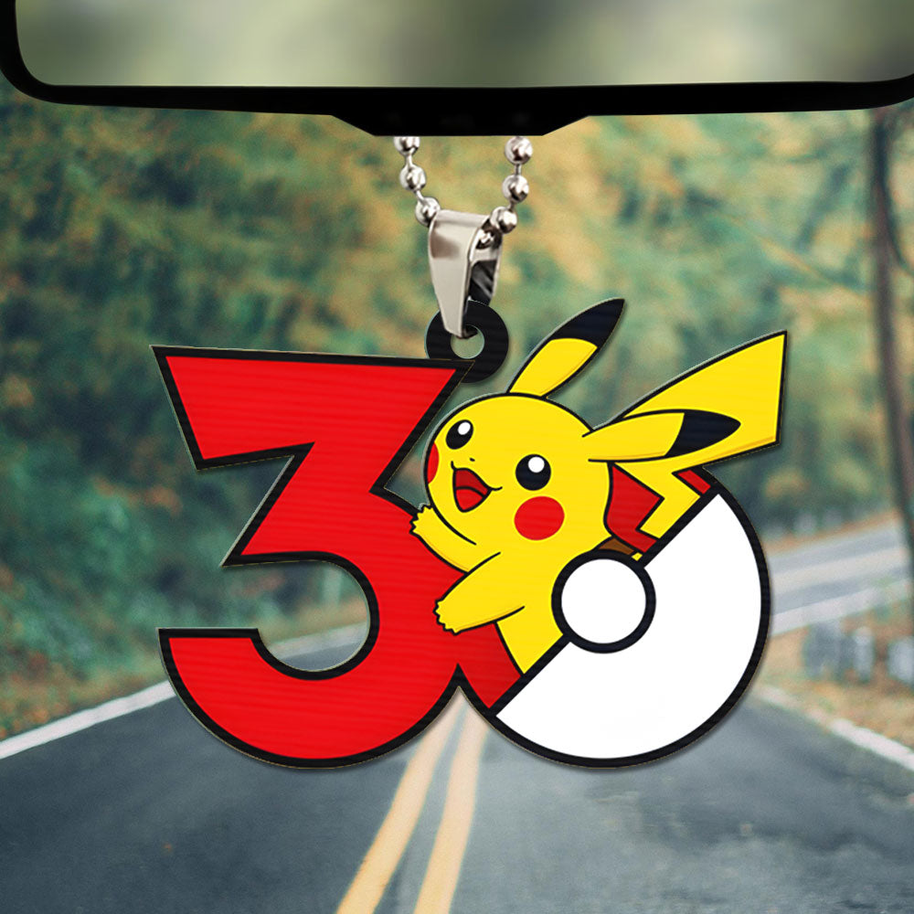 Pokemon 30th Anniversary Custom shape 1-sided Acrylic Car Ornament – GNE4831