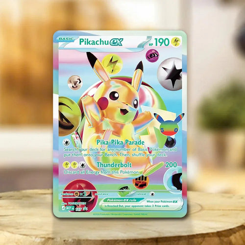 Pokemon TCG 30th Anniversary Custom Shape Acrylic Plaque – GNE9188