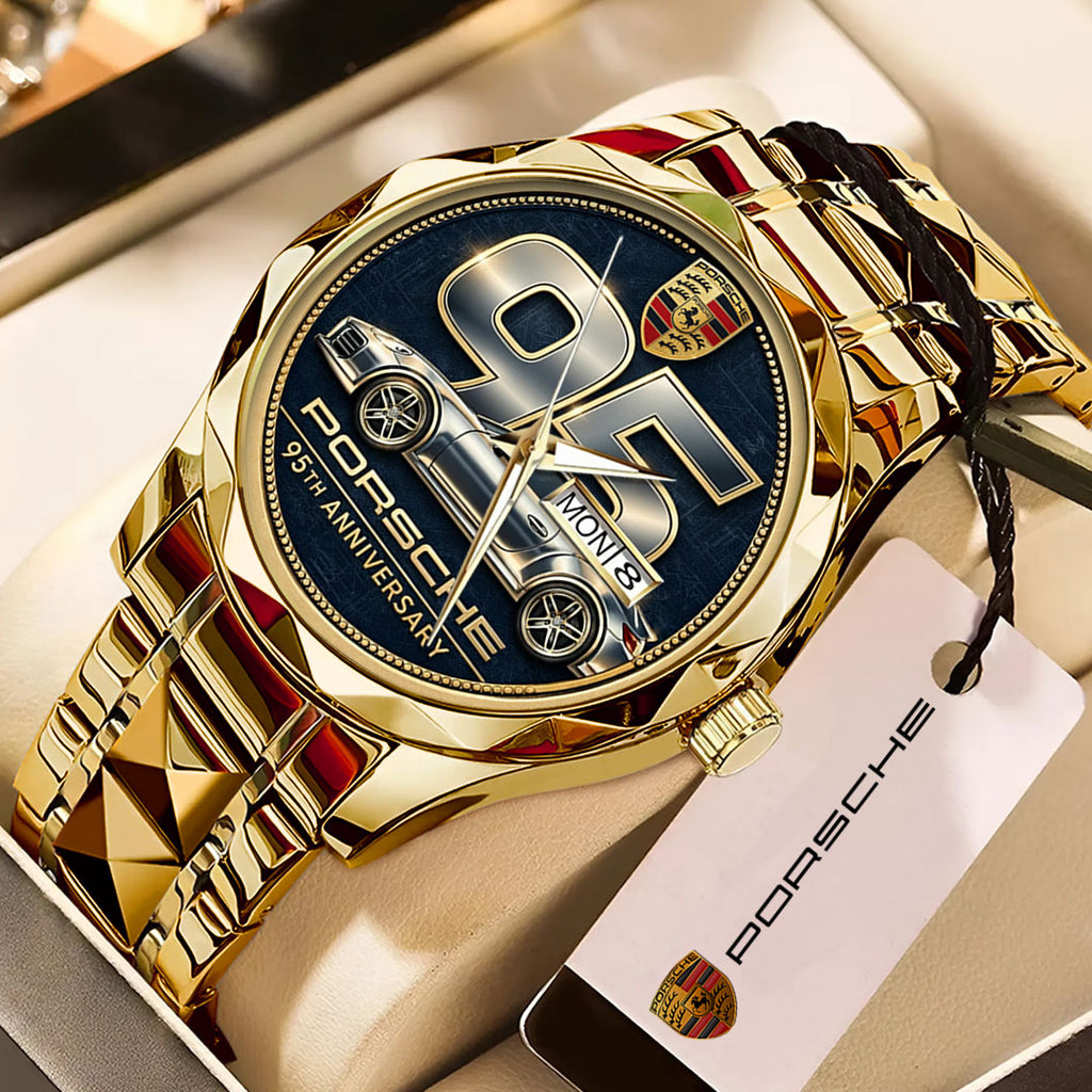 Porsche 95th Anniversary Alloy Luxury Quartz Watch – TMTHU3228